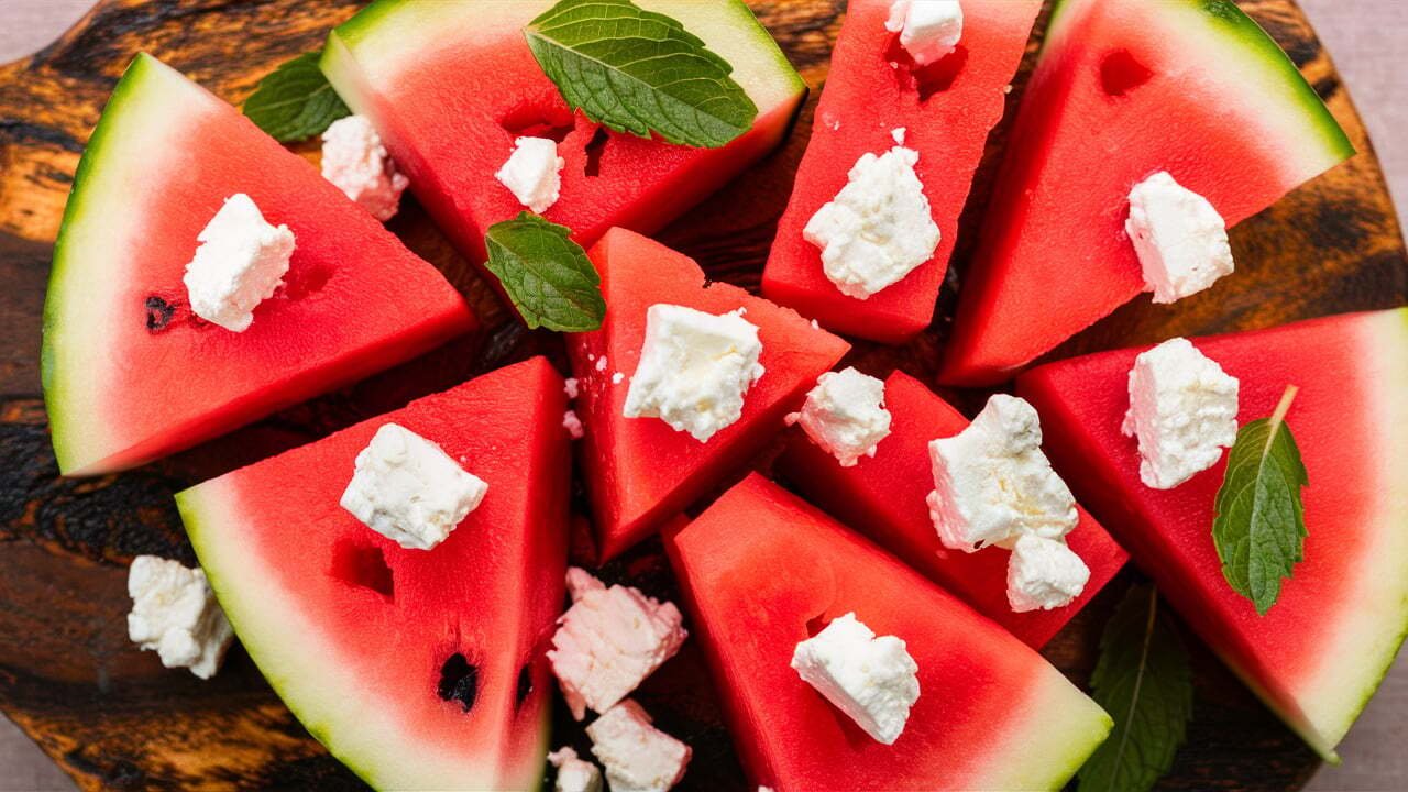 Feta and Watermelon