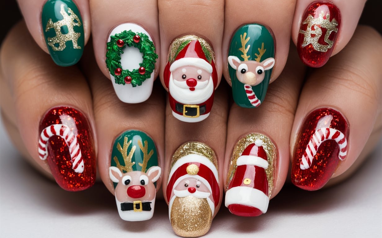 Christmas nail designs